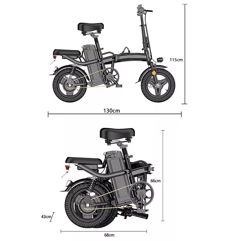 ESWING 400W Electric Bike 48V Electric Folding Bicycle Electric Mountainbike Folding Electric Bike Electric Bicycle