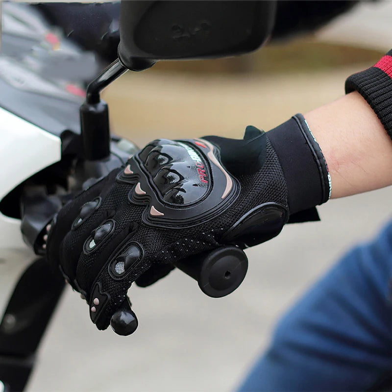 Breathable Protective Men'S Motorcycle Gloves Outdoor Sports Finger Racing Gloves for Motorcycle Riding Hard Shell Gloves
