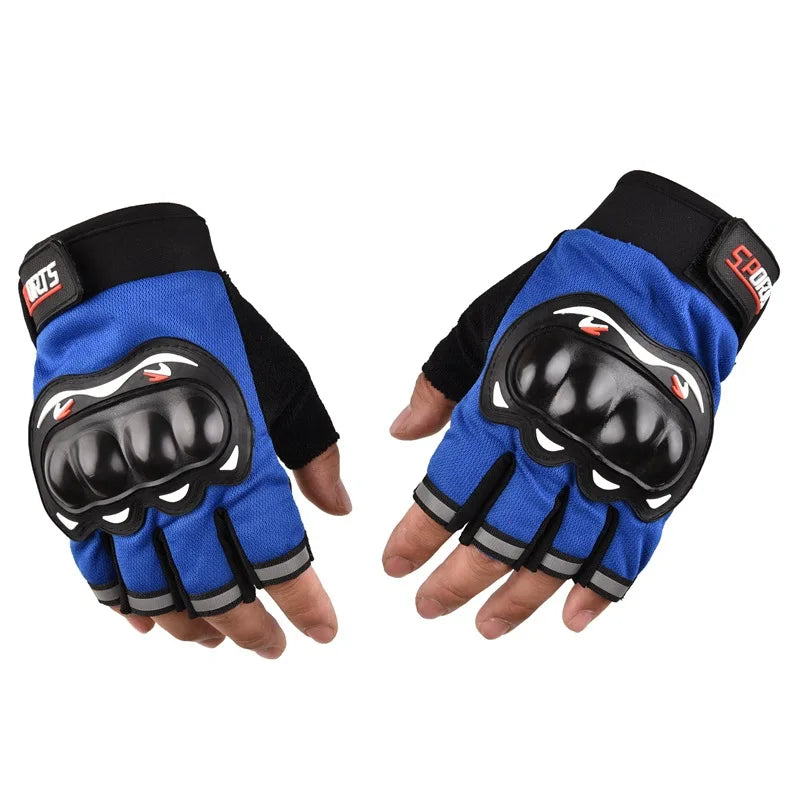 Breathable Protective Men'S Motorcycle Gloves Outdoor Sports Finger Racing Gloves for Motorcycle Riding Hard Shell Gloves