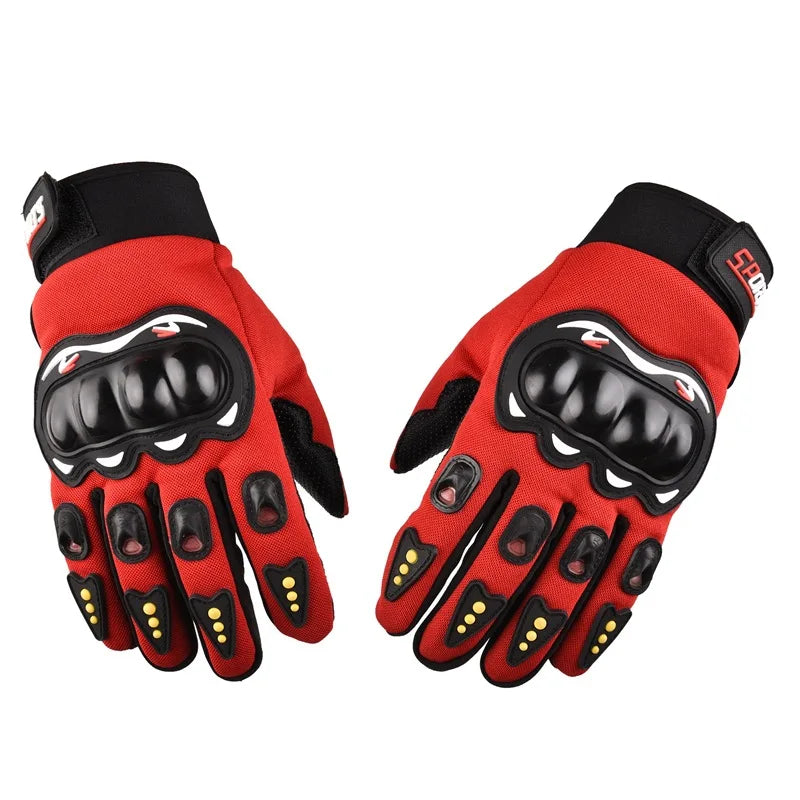 Breathable Protective Men'S Motorcycle Gloves Outdoor Sports Finger Racing Gloves for Motorcycle Riding Hard Shell Gloves