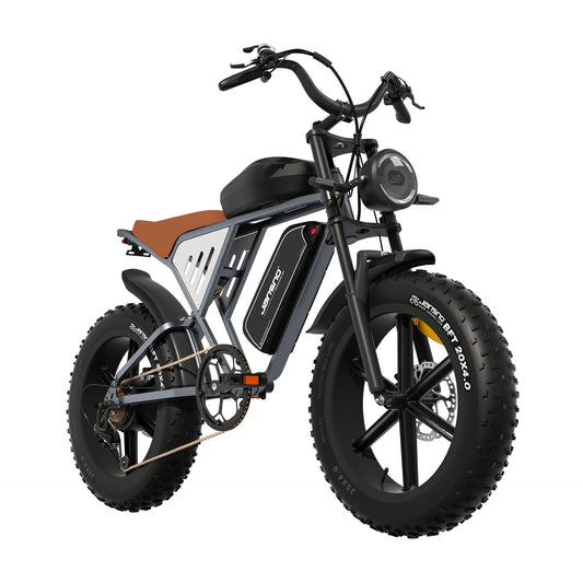 JANSNO X70G Ebike 750W 48V 34Ah Dual Battery Electric Bike 20*4.0 Inch Fat Tire Electric Bike Mountain Off-Road Electric Bicycle