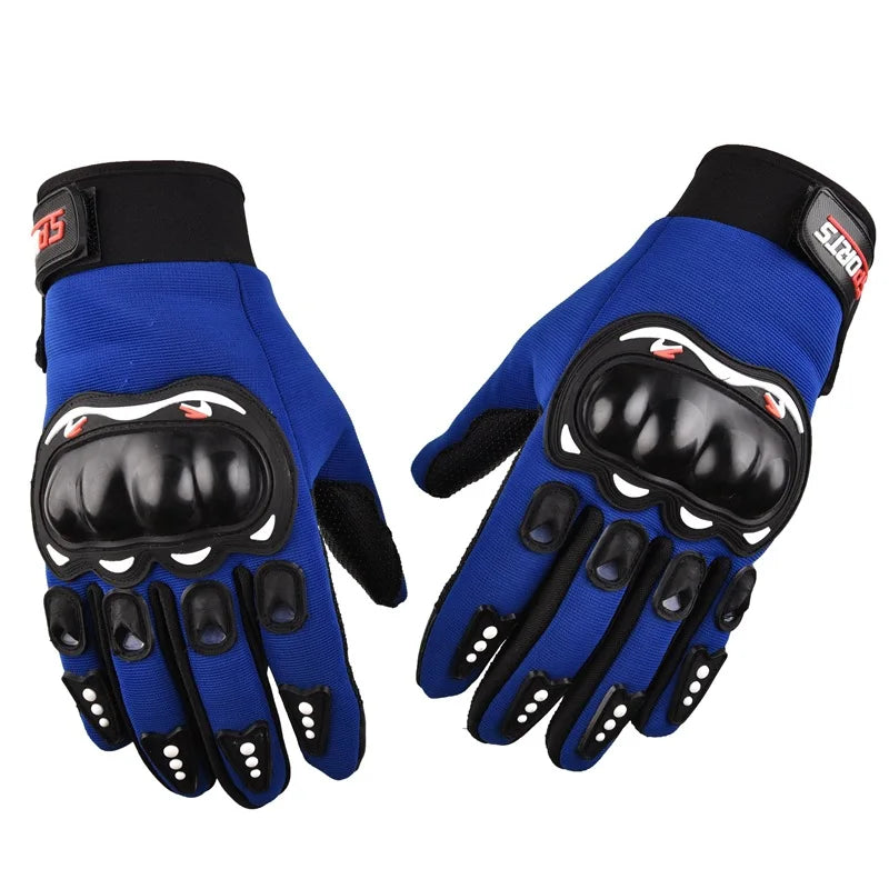 Breathable Protective Men'S Motorcycle Gloves Outdoor Sports Finger Racing Gloves for Motorcycle Riding Hard Shell Gloves