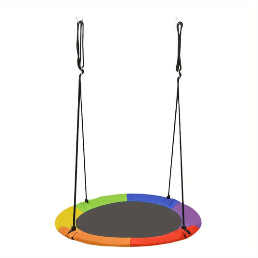 Rainbow Canopy Hammock Outdoor Swing-0
